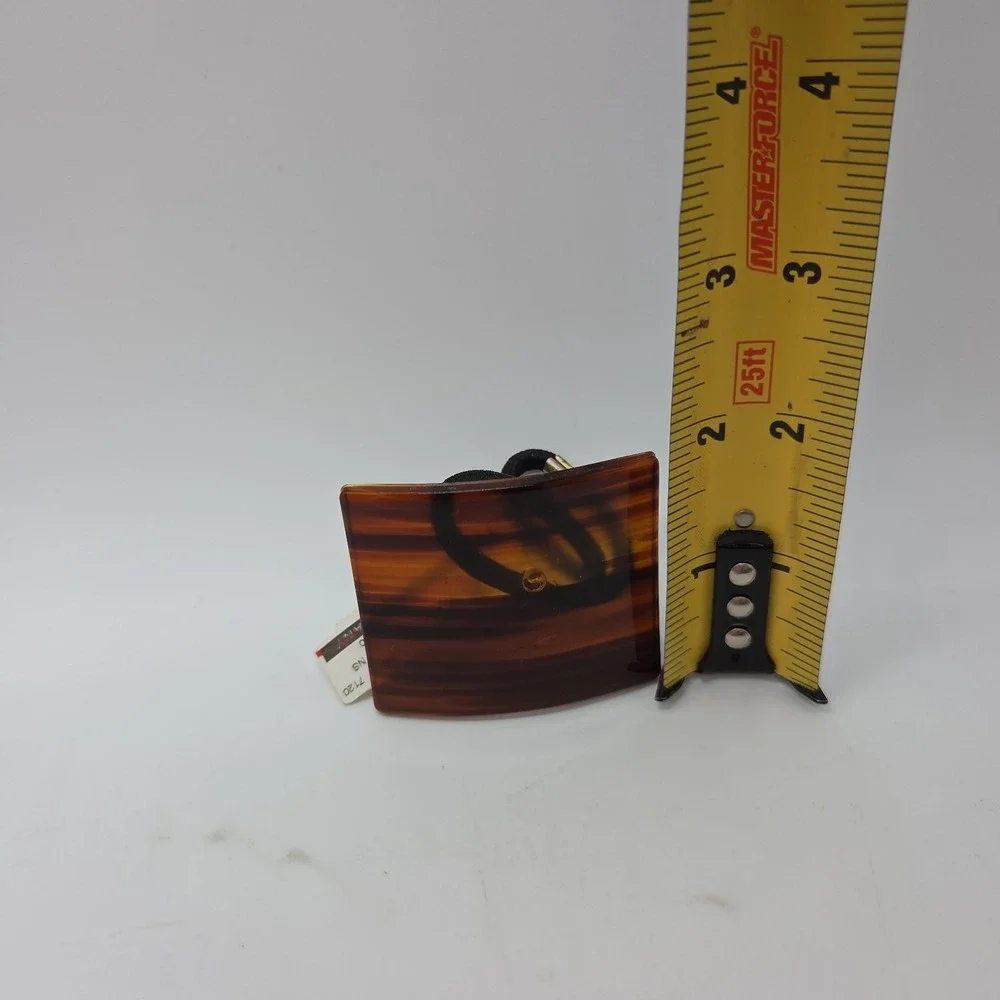 Faux Tortoise Shell Ponytail Hair Tie Accessory Made in France Unused  *READ*